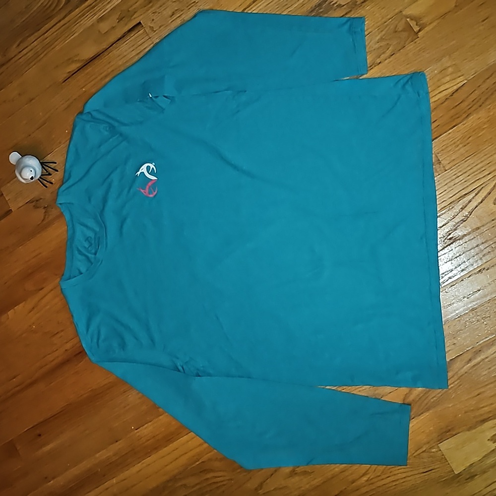 ☕️RealTree teal long sleeve t-shirt size XL